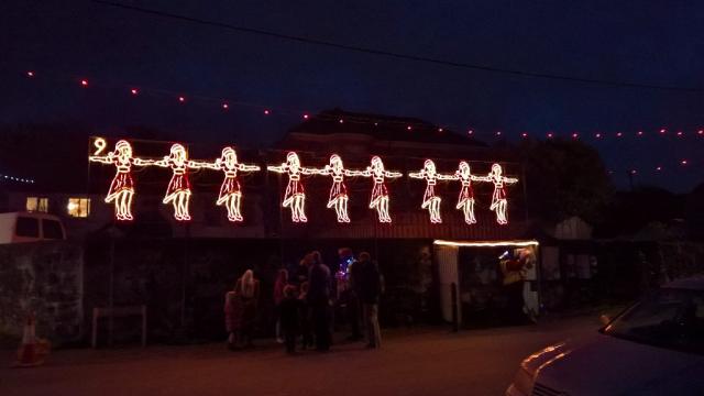 Nine Ladies Dancing | Angarrack Christmas Lights